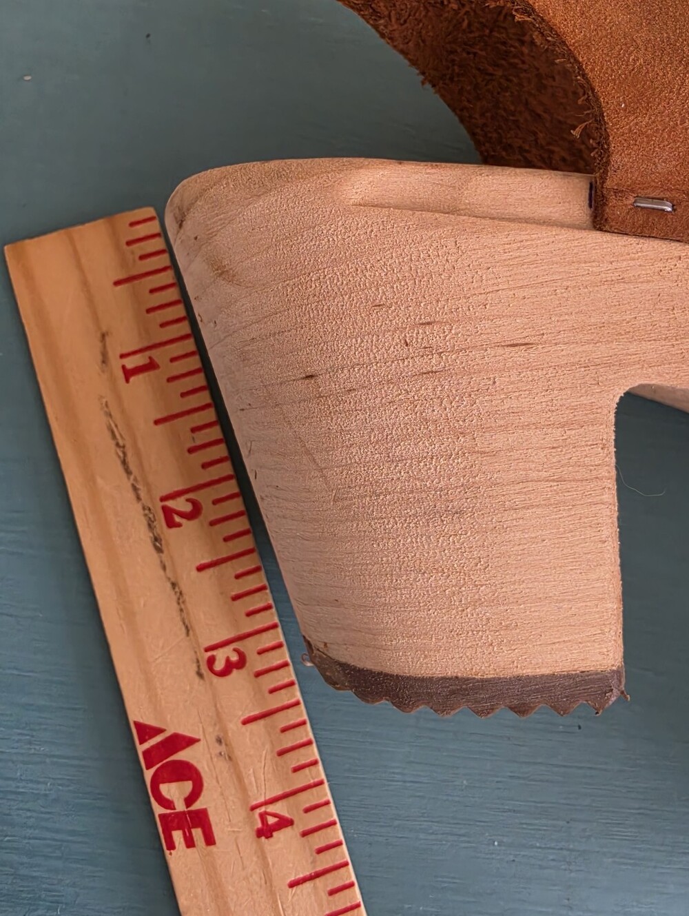 Lotta from Stockholm Highwood Oiled Nubuck Wooden Clogs Brown 37/6.5 - Picture 10 of 12